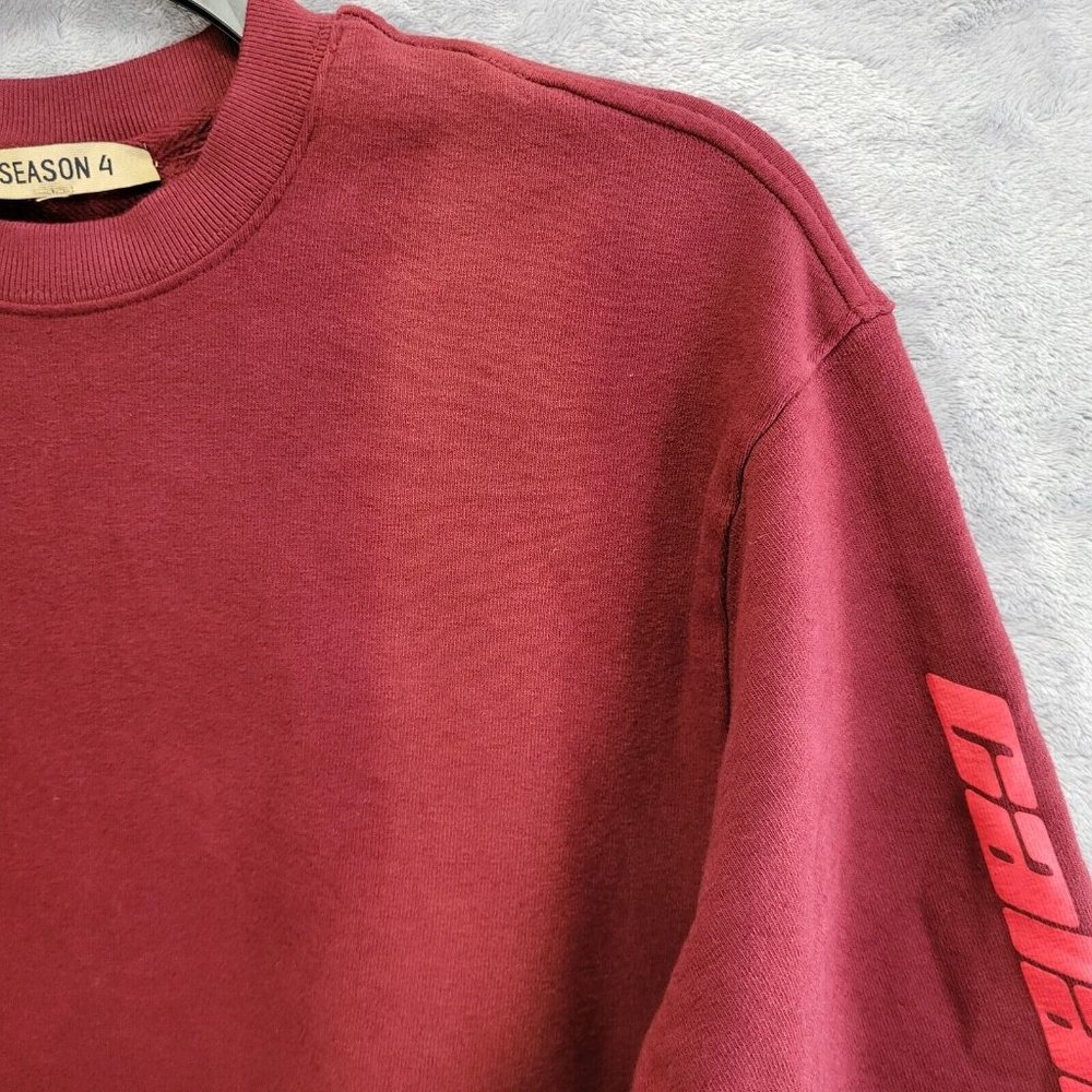 Yeezy Season 4 Calabasas Crewneck Sweatshirt Scorpio Sz Small - Picture 3 of 9